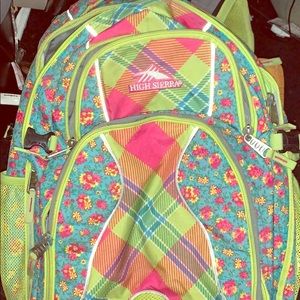 High Sierra Multicolored Backpack